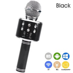 WS-858 Wireless Handheld Karaoke Microphone PAA2385B_P Black