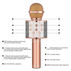 WS-858 Wireless Handheld Karaoke Microphone PAA2385B_P Black - v1604917487/N41432555A_5