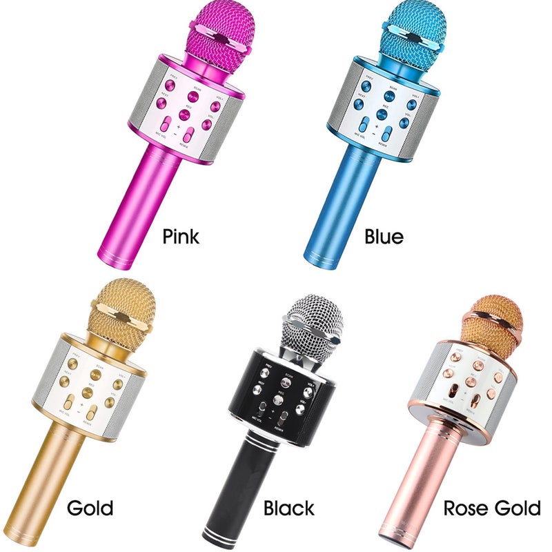 Generic - WS-858 Wireless Handheld Karaoke Microphone PAA2385P_P Pink - Image 1