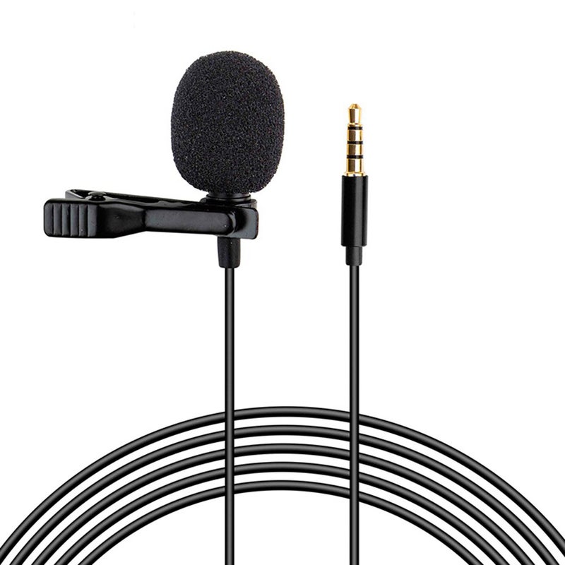 Mini Hanging Anti-Interference Wind Muff 3.5mm Microphone PAE0651-3_P Black - Image 2