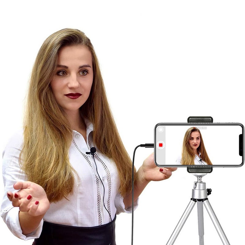 Mini Hanging Anti-Interference Wind Muff 3.5mm Microphone PAE0651-3_P Black - Image 3