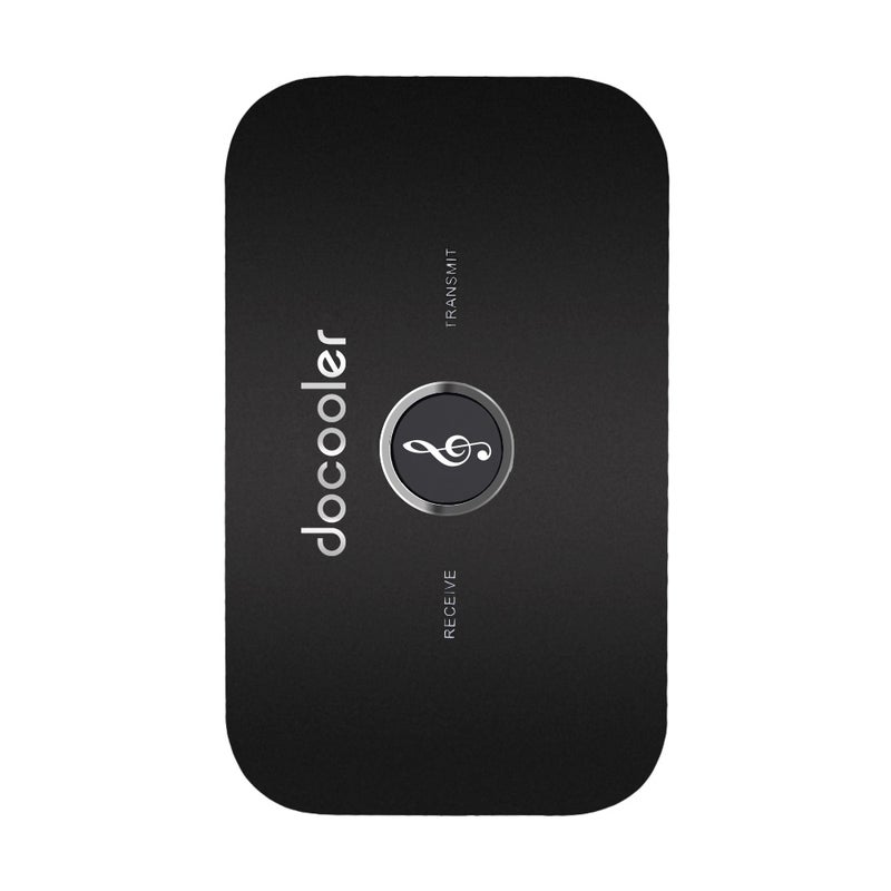 دوكولر جهاز إرسال واستقبال لاسلكي 2 في 1 بتقنية البلوتوث V2136_P أسود - Image 4