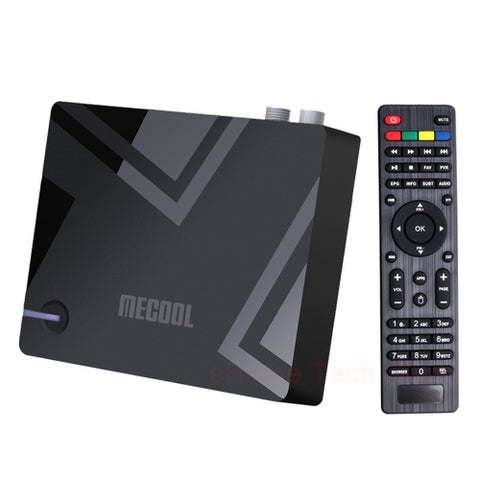 K5 Android 9.0 TV Set Top Box With Remote Control V8338EU_P Black