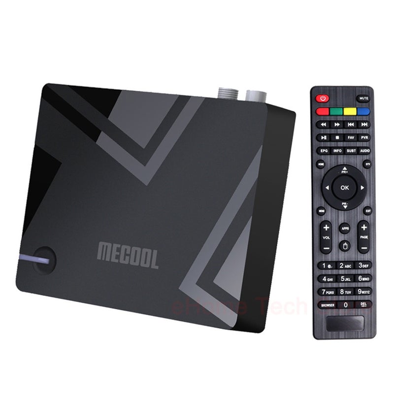 K5 Android 9.0 TV Set Top Box With Remote Control V8338EU_P Black