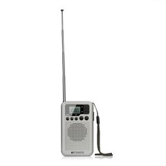 Retekess TR106 Portable FM/AM LCD Display Radio V8318_P Silver  - Image 4