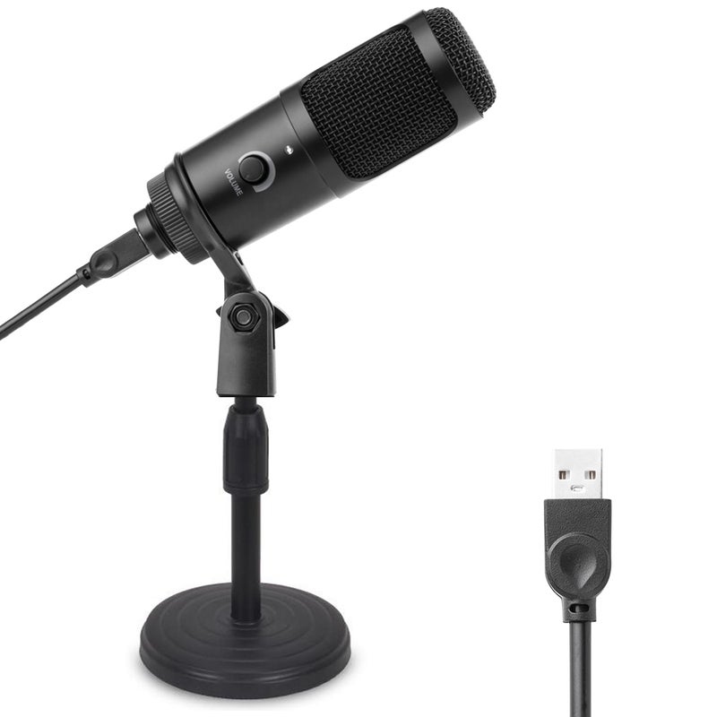 M2 USB Condenser Microphone With Mic V8311_P Black - Image 1