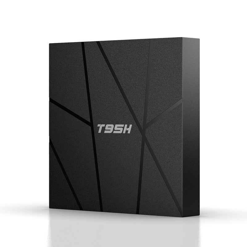 Generic - T95H Android 10.0 Allwinner H616 Quad-core Smart TV Set Top Box V8313UK-64G_P Black - Image 1