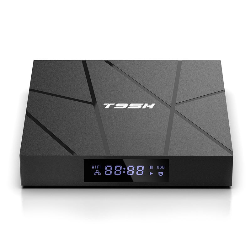 Generic - T95H Android 10.0 Allwinner H616 Quad-core Smart TV Set Top Box V8313UK-8G_P Black - Image 1