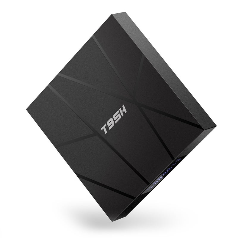 Generic - T95H Android 10.0 Allwinner H616 Quad-core Smart TV Set Top Box V8313EU-8G_P Black - Image 1