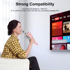 TOSING G1 BT 5.0 Wireless Karaoke Microphone V8240S_P Silver  - Image 3