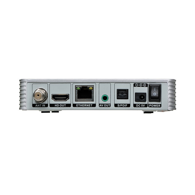 Gtmedia - V7 TT 1080P Full HD TV Receiver With Remote Control V8264EU_P Silver - Image 1