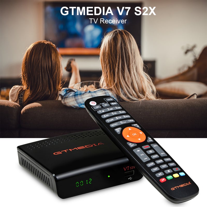 Gtmedia V7 S2X HD 1080P TV Receiver With Remote Control V8263EU_P Black  - Image 4
