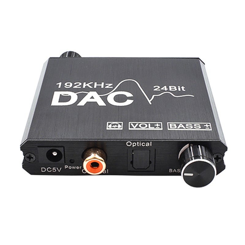 Generic - Digital To Analog Audio Converter V8243_P Black - Image 1