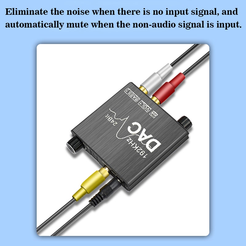 Generic - Digital To Analog Audio Converter V8243_P Black - Image 1