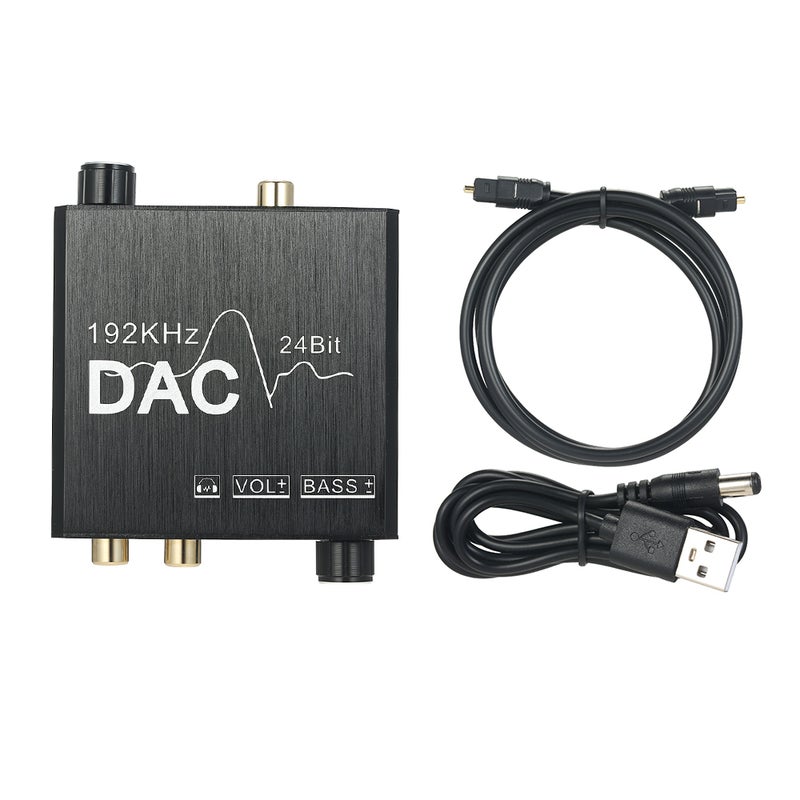 Generic - Digital To Analog Audio Converter V8243_P Black - Image 1