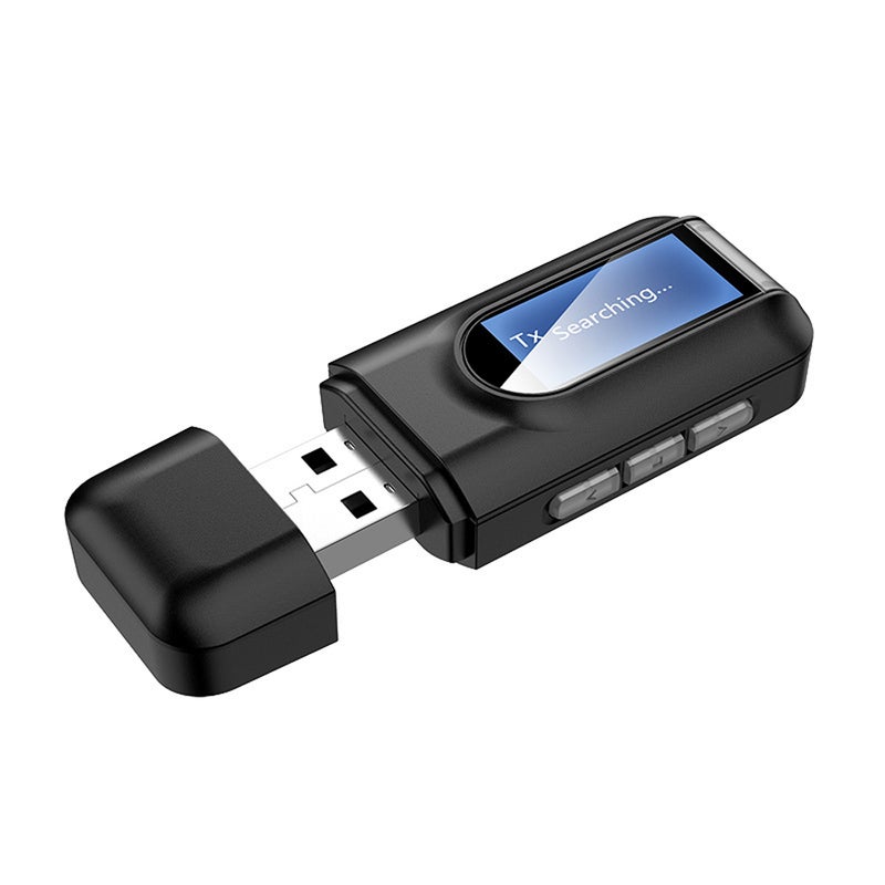 2-In-1 Mini USB Audio Receiver And Transmitter V6739_P Black  - Image 1