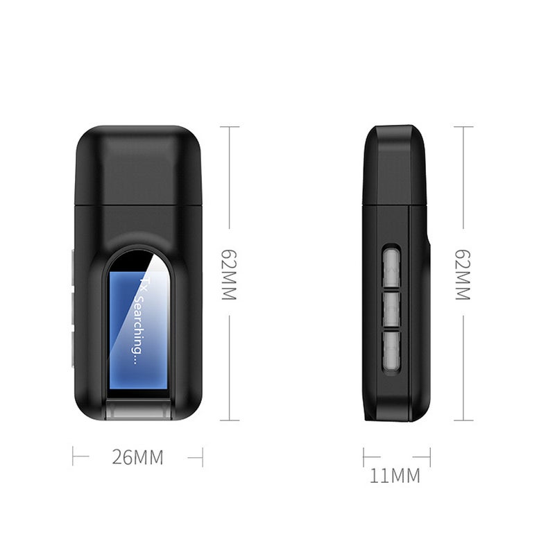 2-In-1 Mini USB Audio Receiver And Transmitter V6739_P Black  - Image 4