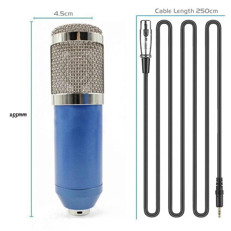 مجموعة ميكروفون تعليق احترافي طراز BM800 V6734-5_P ذهبي/ أسود - Image 3