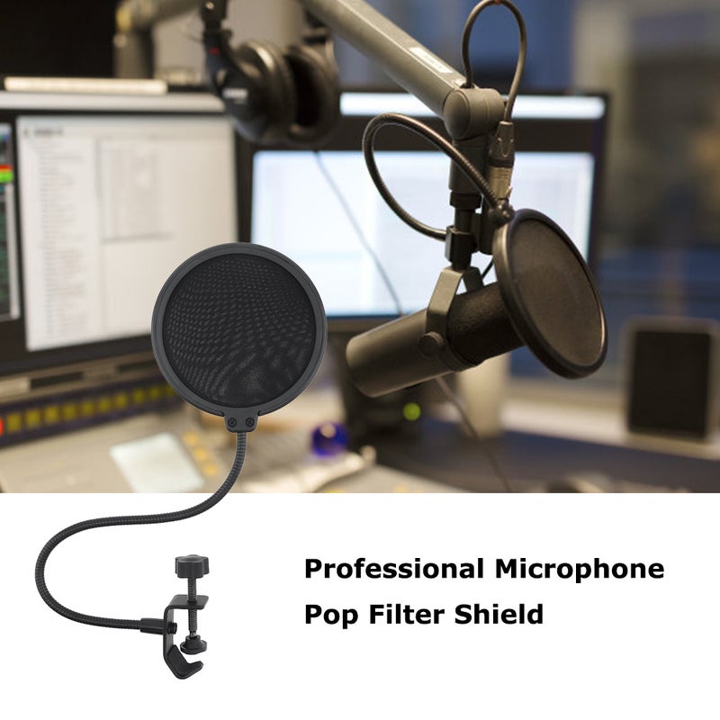 Microphone Mesh Shield Mic Pop Filter V7939_P Black - Image 5