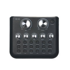 V8SE External Mini Live Sound Mixer Card V7902_P Black