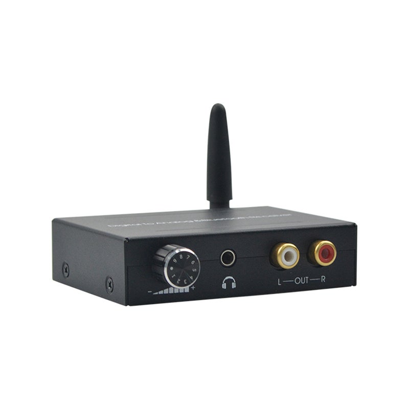 Generic 192Khz DAC Digital To Analog Audio Converter With BT Receiver V7918_P Black  - Image 1