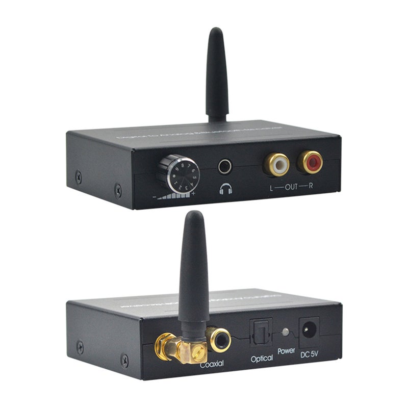 192Khz DAC Digital To Analog Audio Converter With BT Receiver V7918_P Black