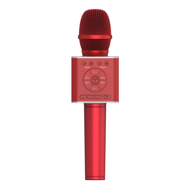 2-In-1 Wireless Karaoke Microphone V7784R_P Red - v1604917735/N41432763A_1