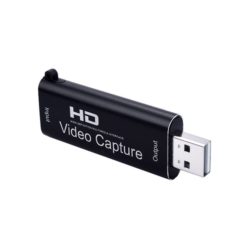 Portable 1 Way HD to USB 2.0 1080P Audio Video Capture Card V7771_P Black  - Image 2