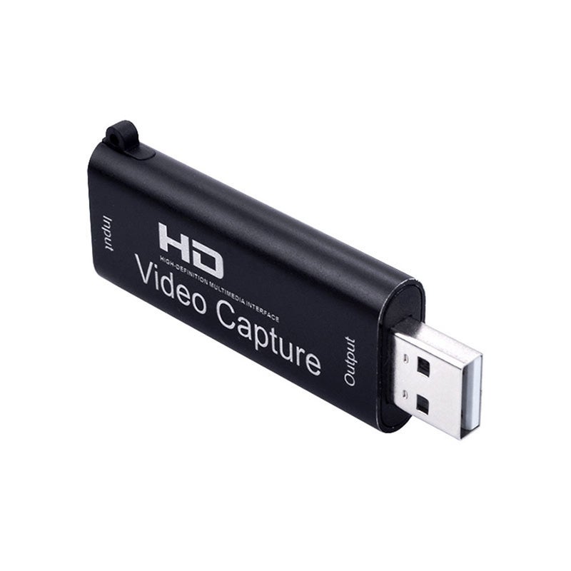Portable 1 Way HD to USB 2.0 1080P Audio Video Capture Card V7771_P Black  - Image 5