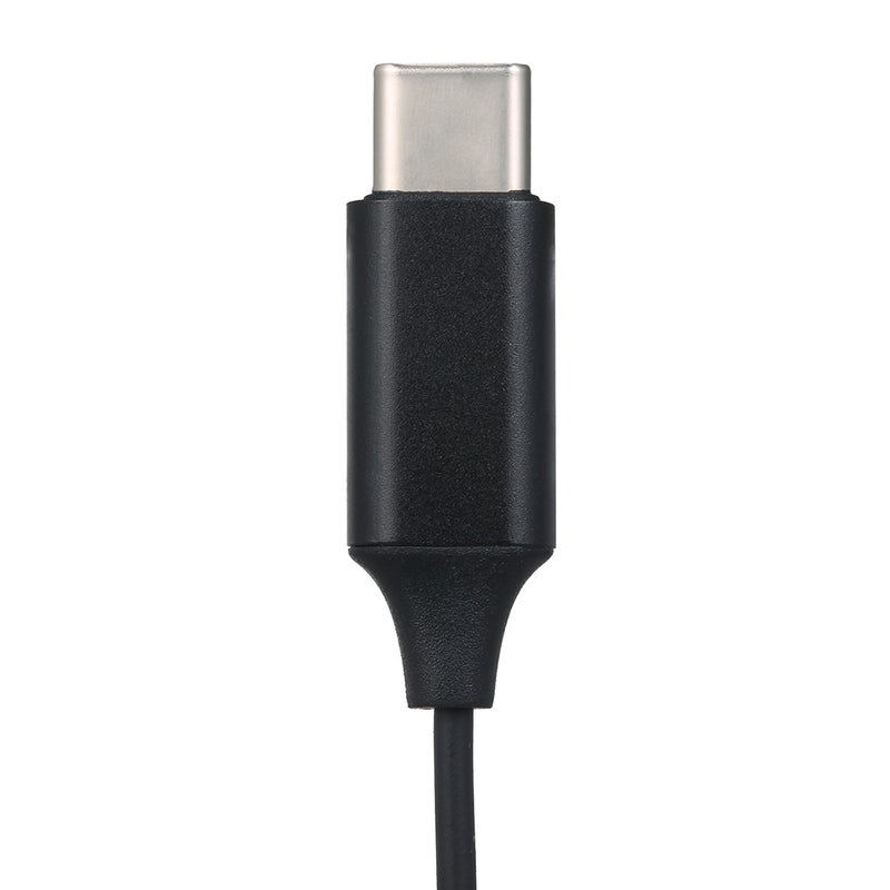 TYPE-C Recording  Lapel Clip-on Microphone V7747_P Black