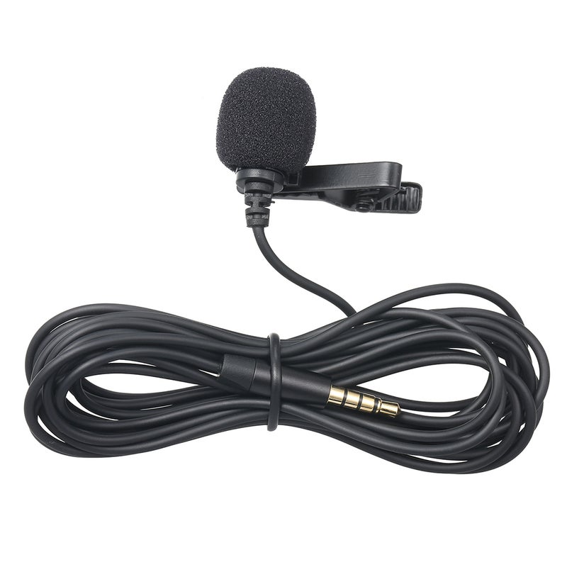 TYPE-C Recording  Lapel Clip-on Microphone V7745_P Black  - Image 4