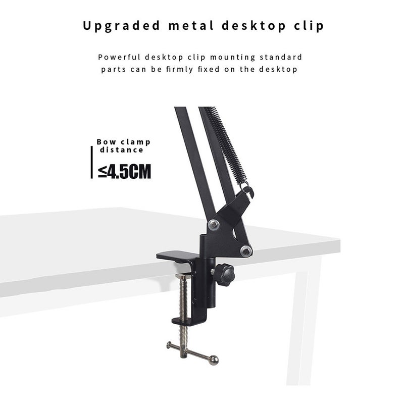 Universal 360° Cantilever Bracket Microphone V6957_P Black - Image 2