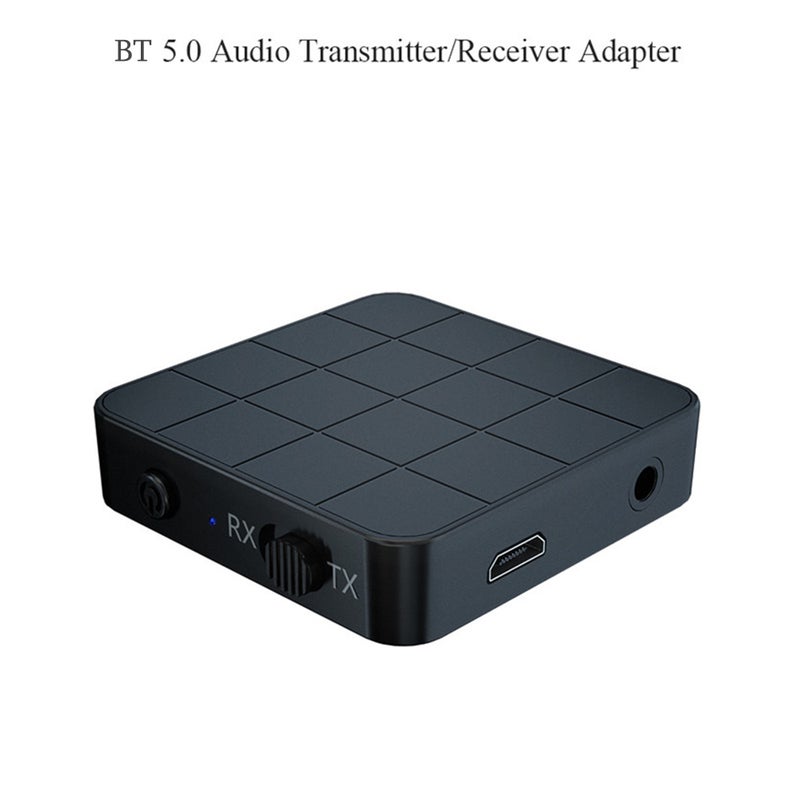 Generic - Audio Bluetooth 5.0 Receiver Transmitter V7589_P Black - Image 1