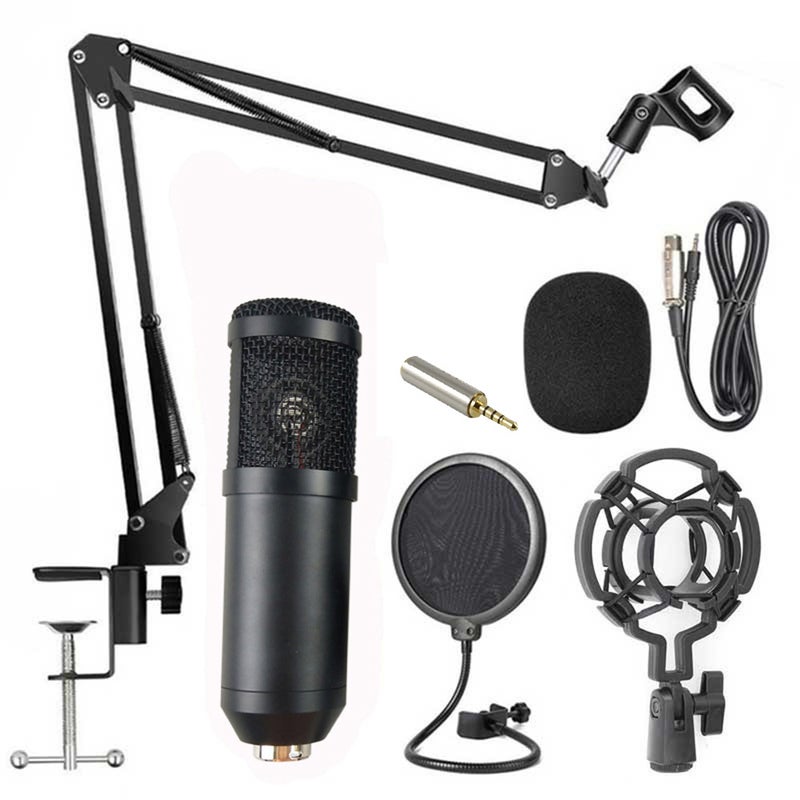 Universal 360° Cantilever Bracket Microphone V6957_P Black - Image 1
