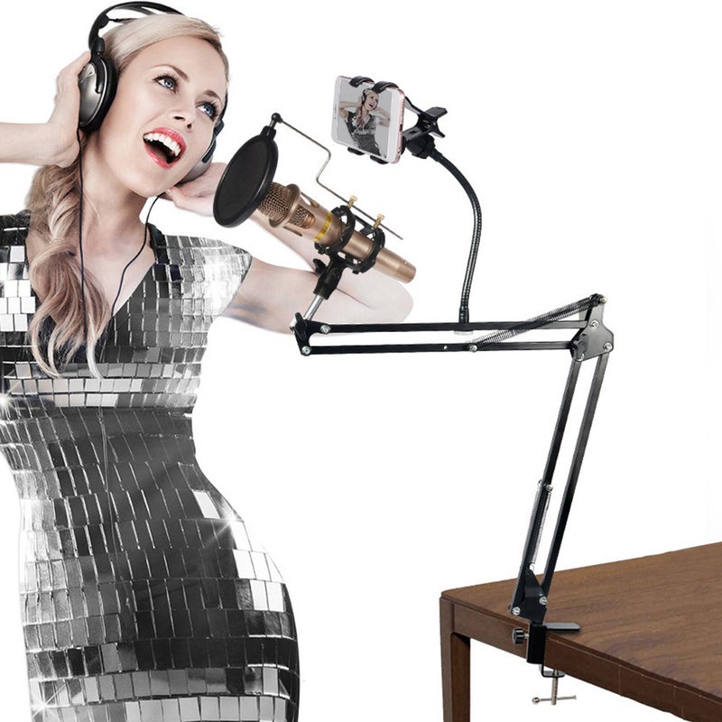 Universal 360° Cantilever Bracket Microphone V6957_P Black - Image 4