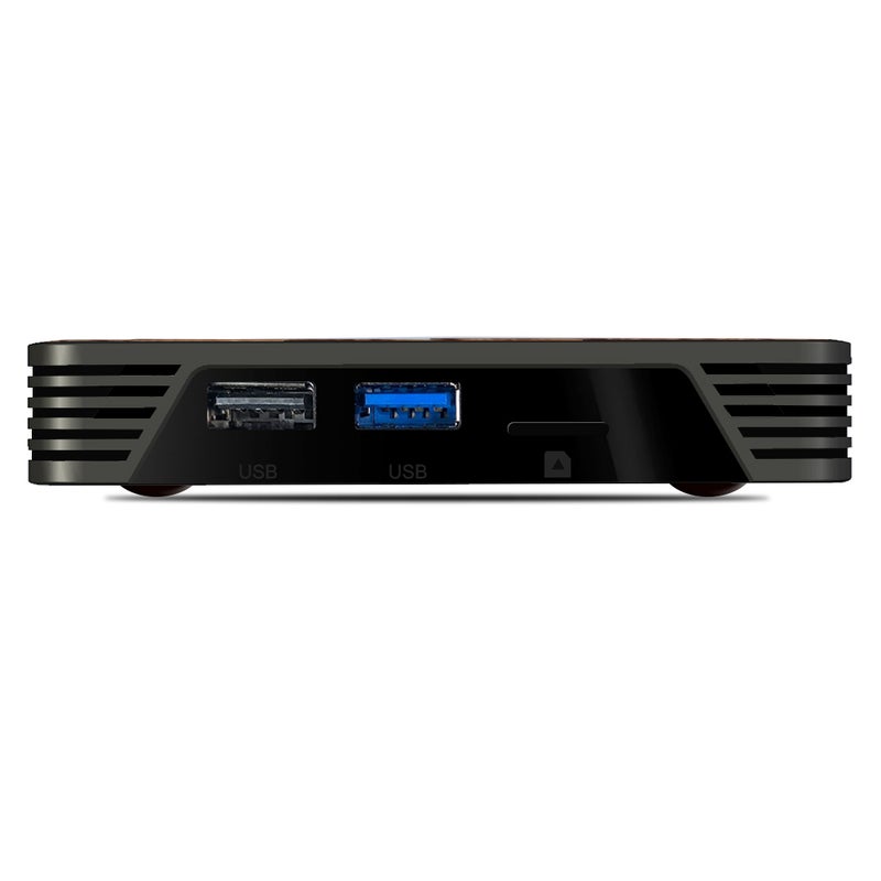 K10 Android 9.0 Smart TV Box With Remote Control V7685EU-64G_P Black