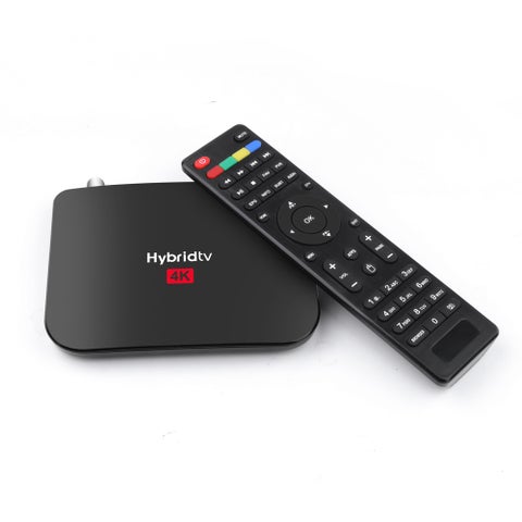 M8S PLUS Android 9.0  TV BOX DVB-T2 Set Top Box V7620EU_P Black