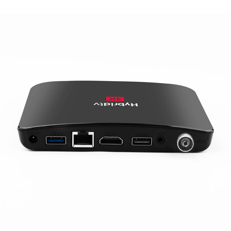 MECOOL - M8S PLUS Android 9.0  TV BOX DVB-T2 Set Top Box V7620EU_P Black - Image 1