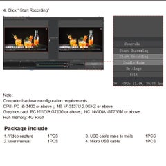 Generic 4K HDM I 1080P HD USB Video Capture Card With Loop V6687_P Black  - Image 4