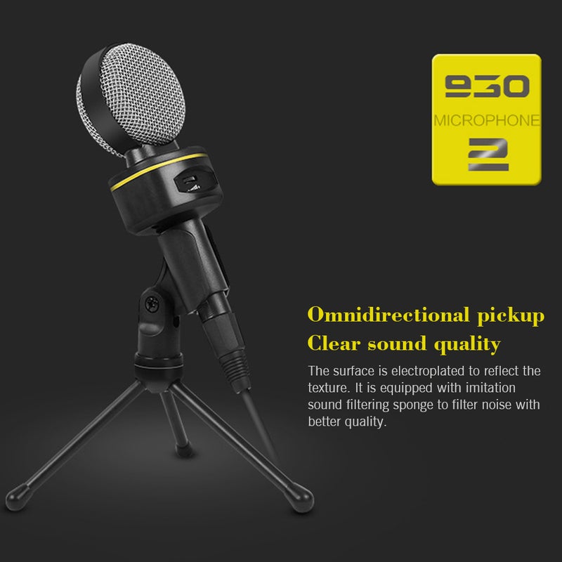 SF-930 Portable Mini Microphone V7576_P Black - Image 3