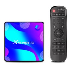 X88 PRO 10 Android 10.0 Smart TV Box With Remote Control V7611UK-16G_P Black
