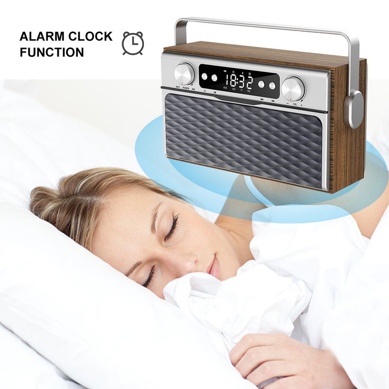 X5 Portable Wireless Bluetooth 5.0 Speaker V7557G_P Rose Gold/Brown  - Image 4