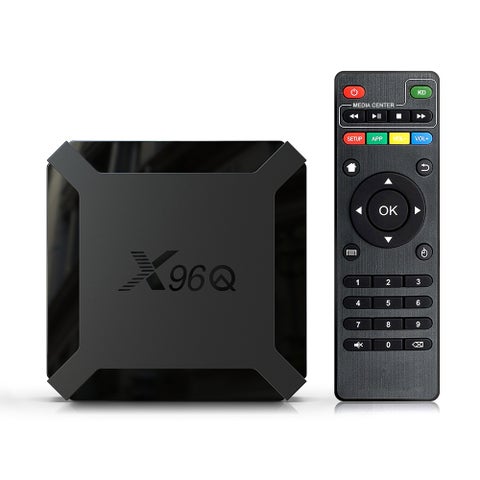 X96Q Android 10.0 Allwinner H313 Quad Core Set Top Box V7545EU-16G_P Black