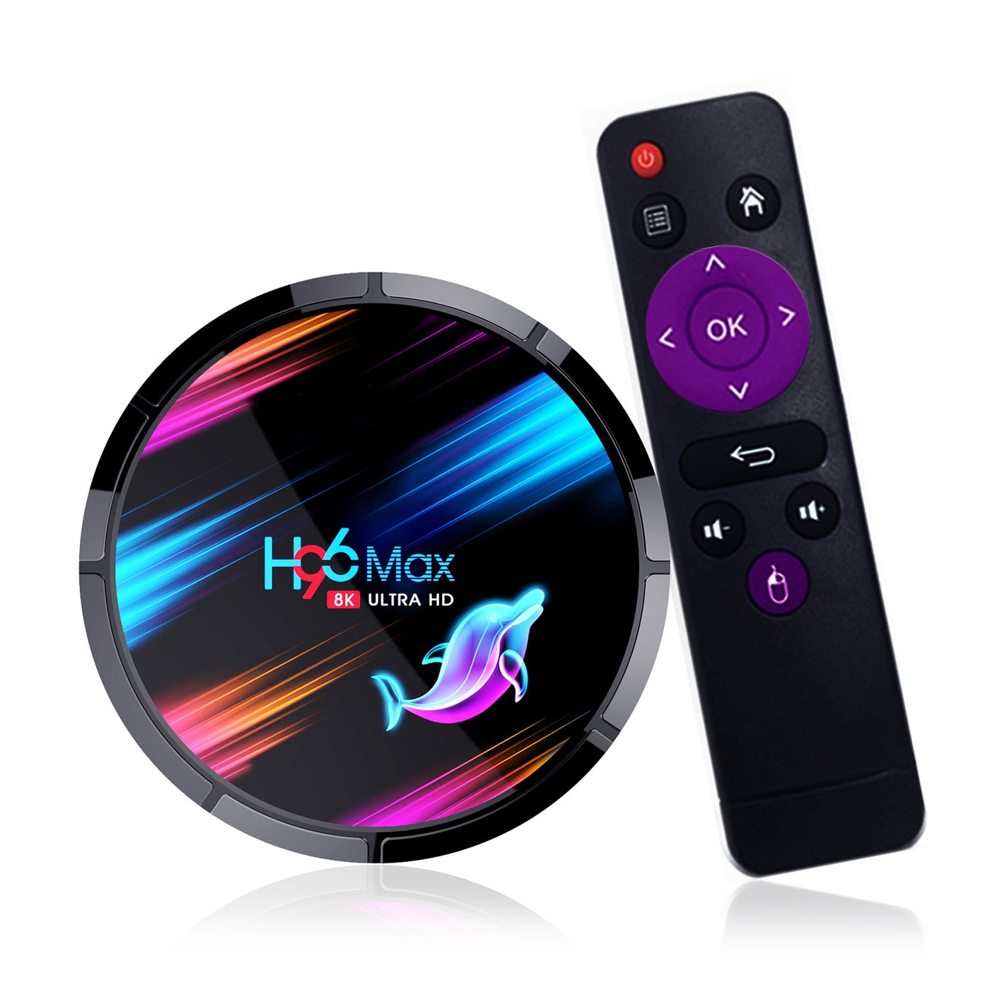 H96 Max X3 Smart Android 9.0 Quad Core TV Set Top Box V7493EU-32G_P Black