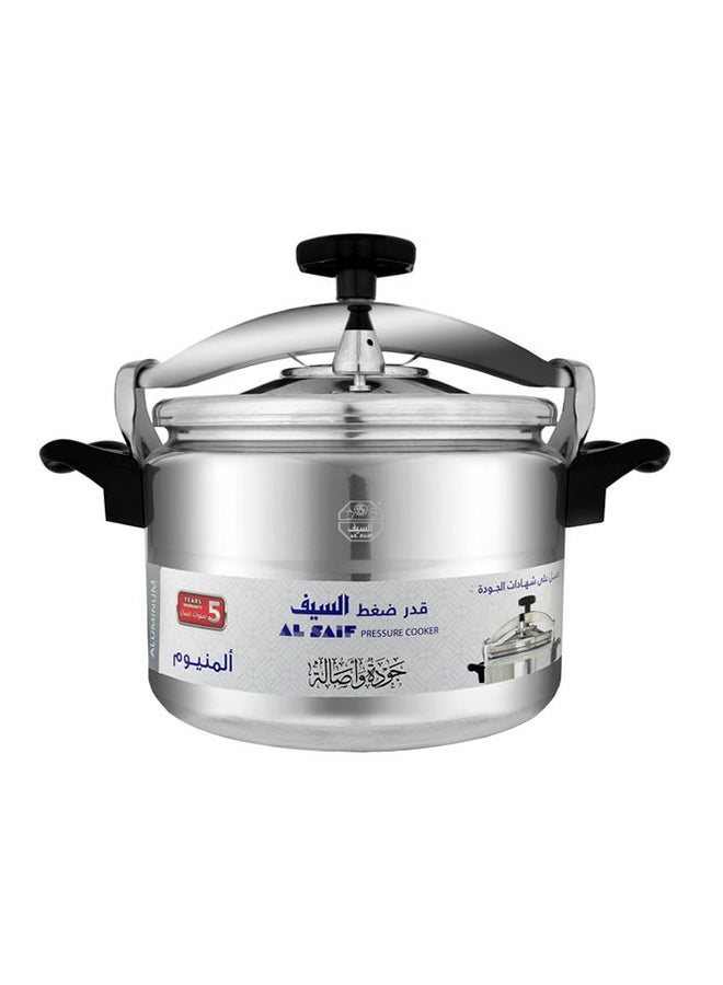 Alsaif Al Saif Aluminium Pressure Cooker Silver 35Liters  - Image 1