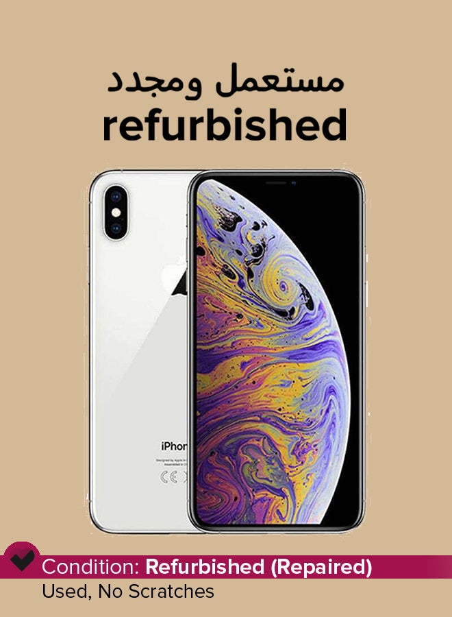 Apple - Refurbished - iPhone XS 64GB Silver 4G With Facetime - International Version - Image 1