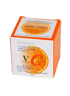 SAADA BEAUTY Vitamin C Waterproof Whitening Foundation Beige  - Image 2