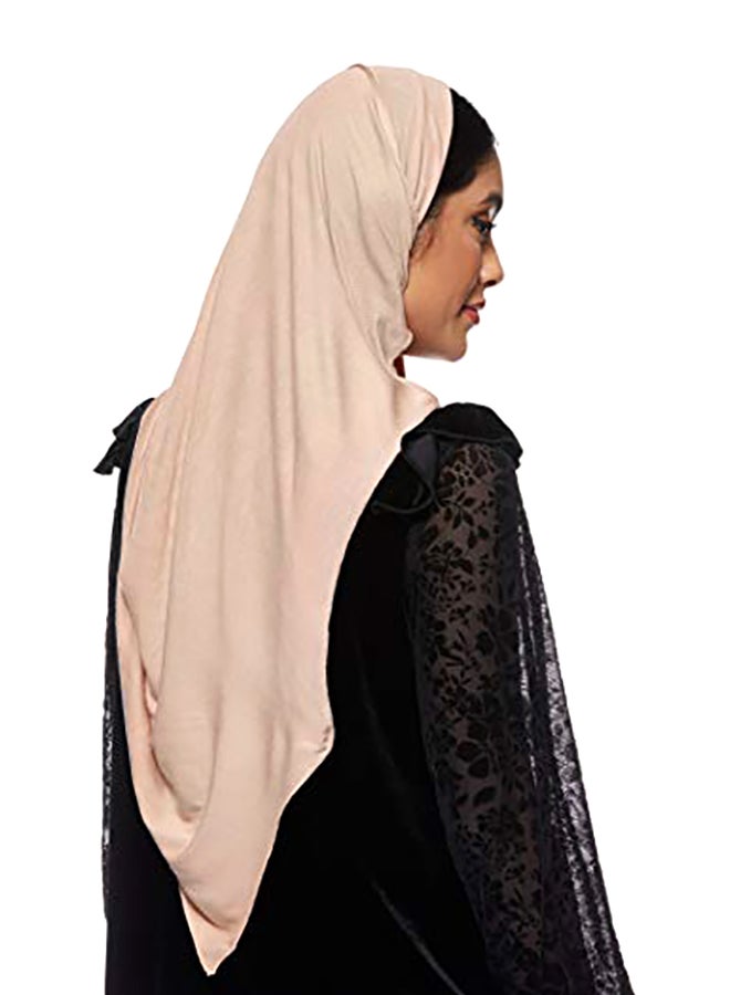 Shadow Stretch Shailah Hijab Beige - Image 3