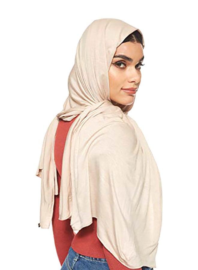 Shadow Stretch Shailah Hijab Ivory - Image 2