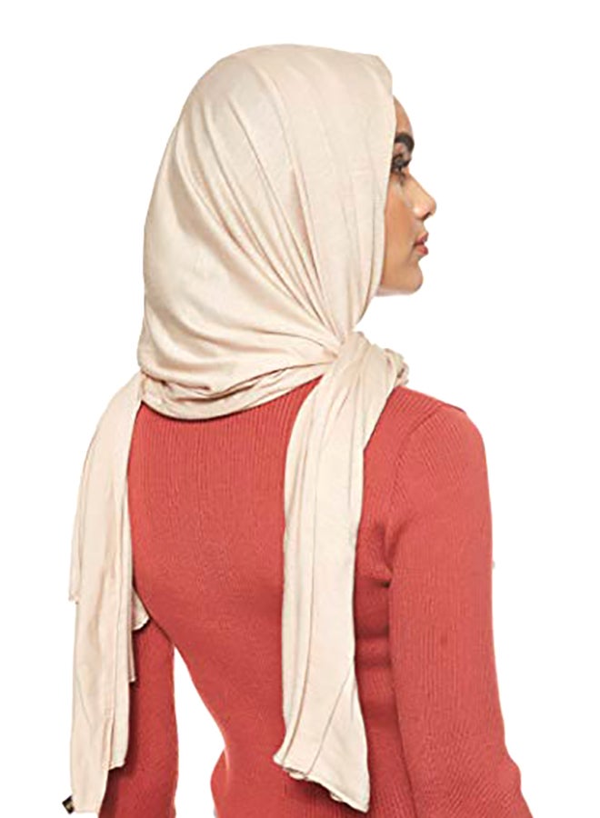 Shadow Stretch Shailah Hijab Ivory - Image 3